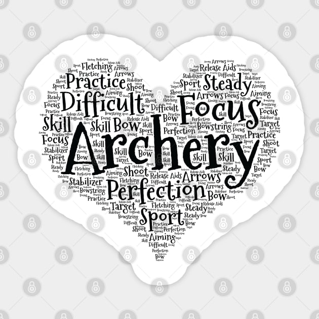 Archery for Girls Archer gifts for women product Sticker by theodoros20